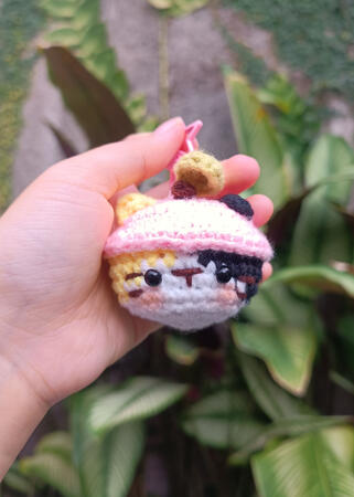 cat keychain