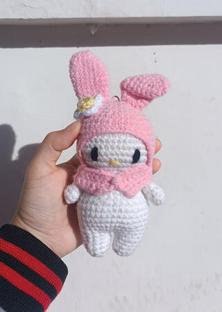 my melody doll keychain
