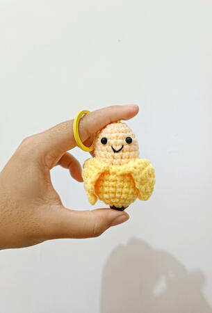 banana keychain banana keychain
